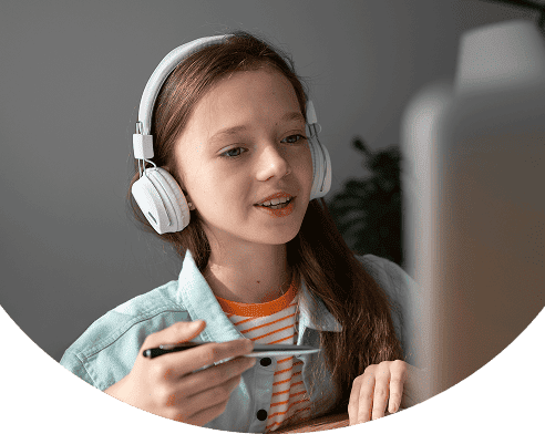Leave an application image with a girl
